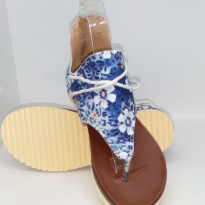 Jessi Floral Sandal - Blue