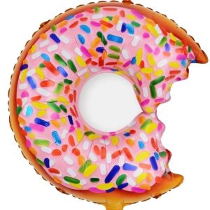 Donut and Sprinkles shaped foil balloon