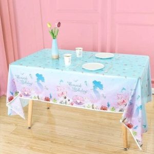 Mermaid Disposable Tablecloth
Size: 220 & 130cm