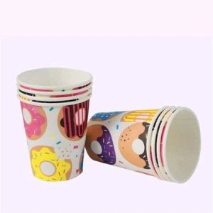 Donut Disposable Paper Cups - 8pcs
Height: 8.5cm