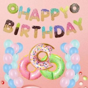 Donut Balloon & Banner Set - 30 pcs