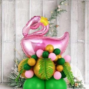 Tropical Flamingo Balloon Set - 28pcs