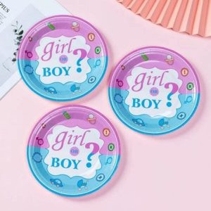 Gender Reveal Disposable Plates - 10pcs
23cm
