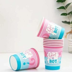 Gender Reveal - Paper Cups 10 pcs